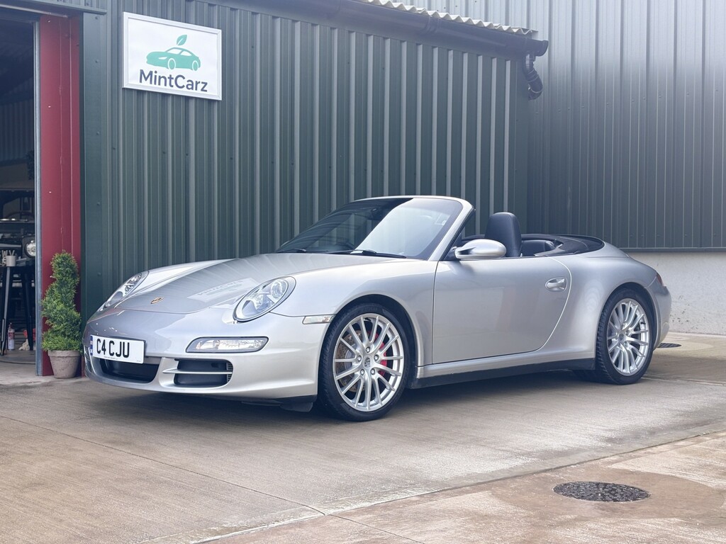 Porsche 911 Convertible 3.8 997 Carrera 4S 200756 Silver