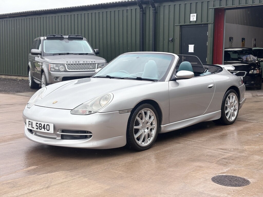 Porsche 911 Convertible 3.4 996 Carrera 4 2001Y Silver #6