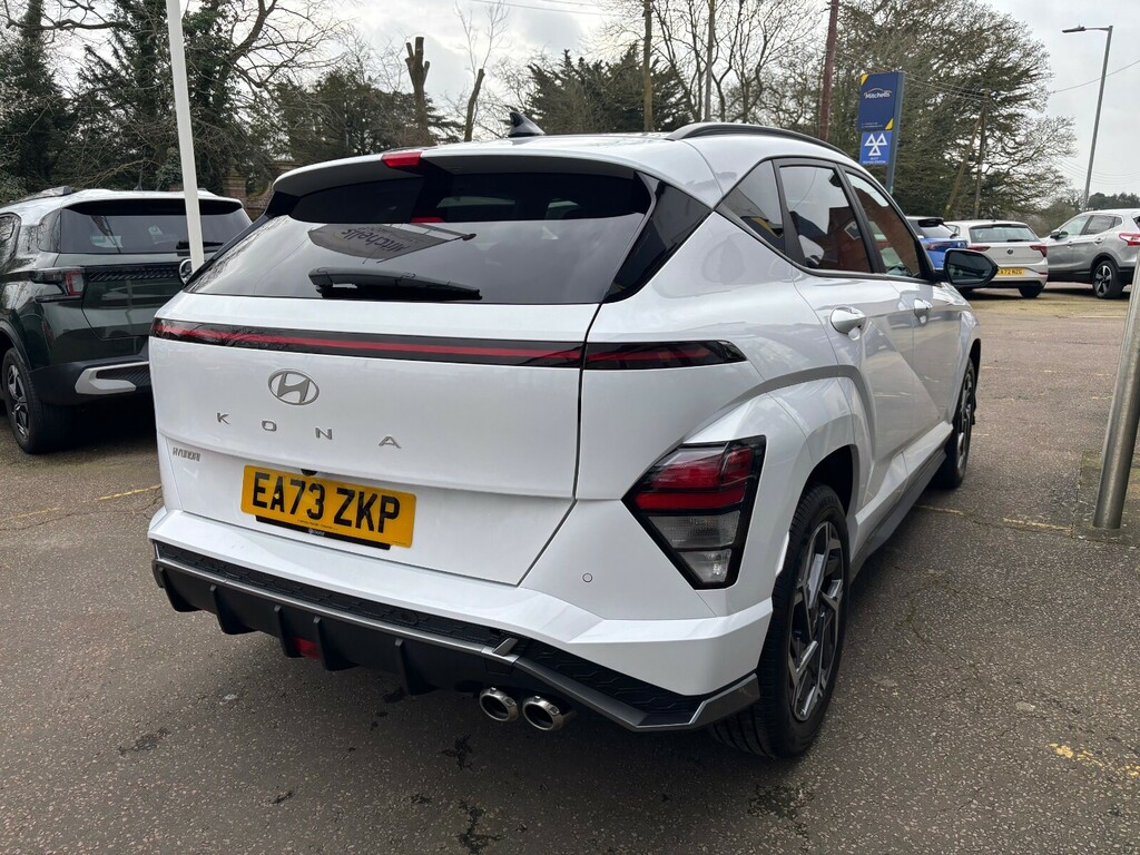 Hyundai Kona 1.0T N Line Dct EA73ZKP White #4