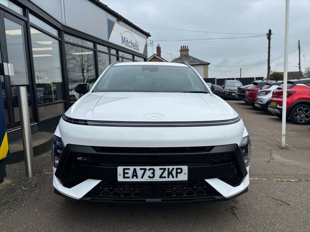 Hyundai Kona 1.0T N Line Dct EA73ZKP White #2