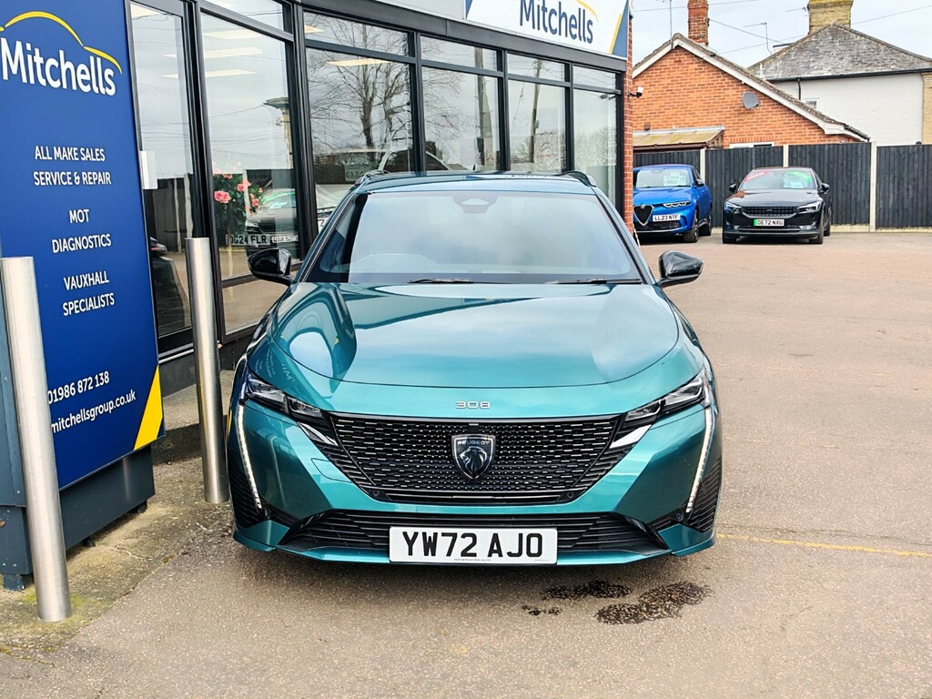 Peugeot 308 1.5 Bluehdi Gt Eat8 YW72AJO Blue #2