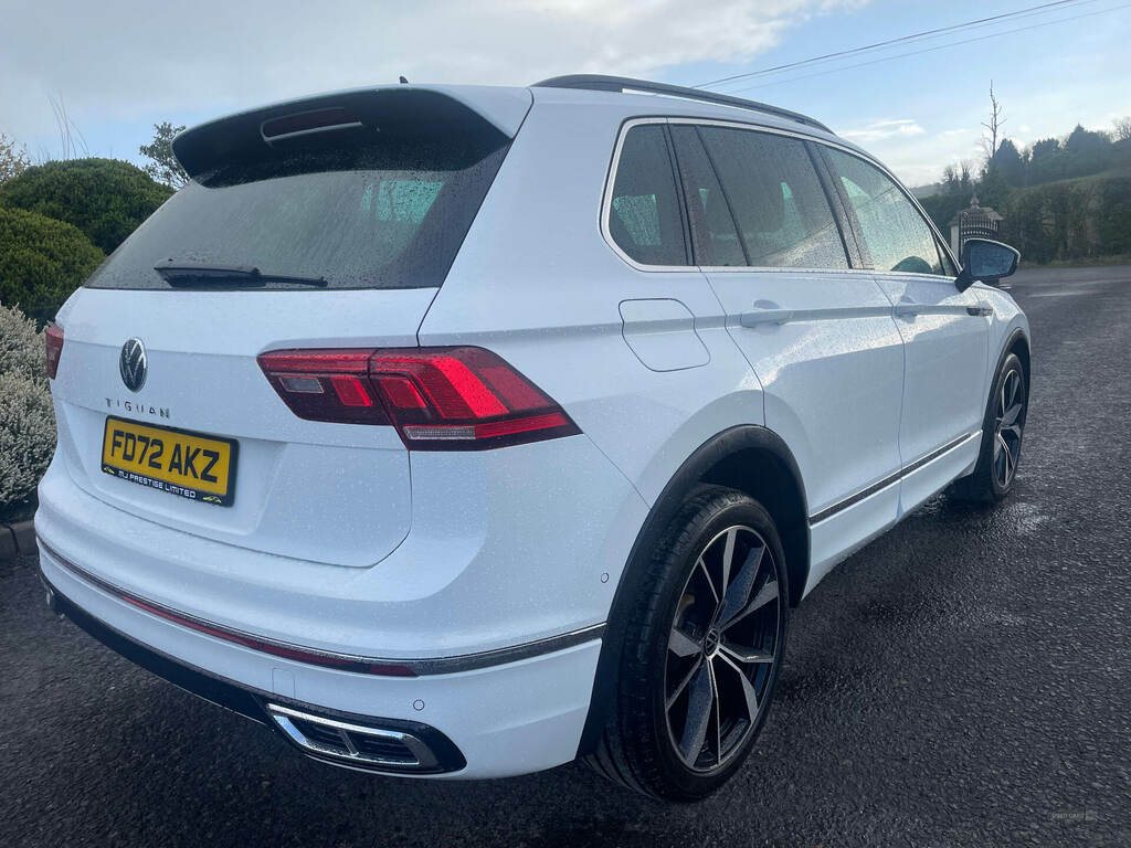 Volkswagen Tiguan 2.0 Tdi R-line Dsg FD72AKZ White #4