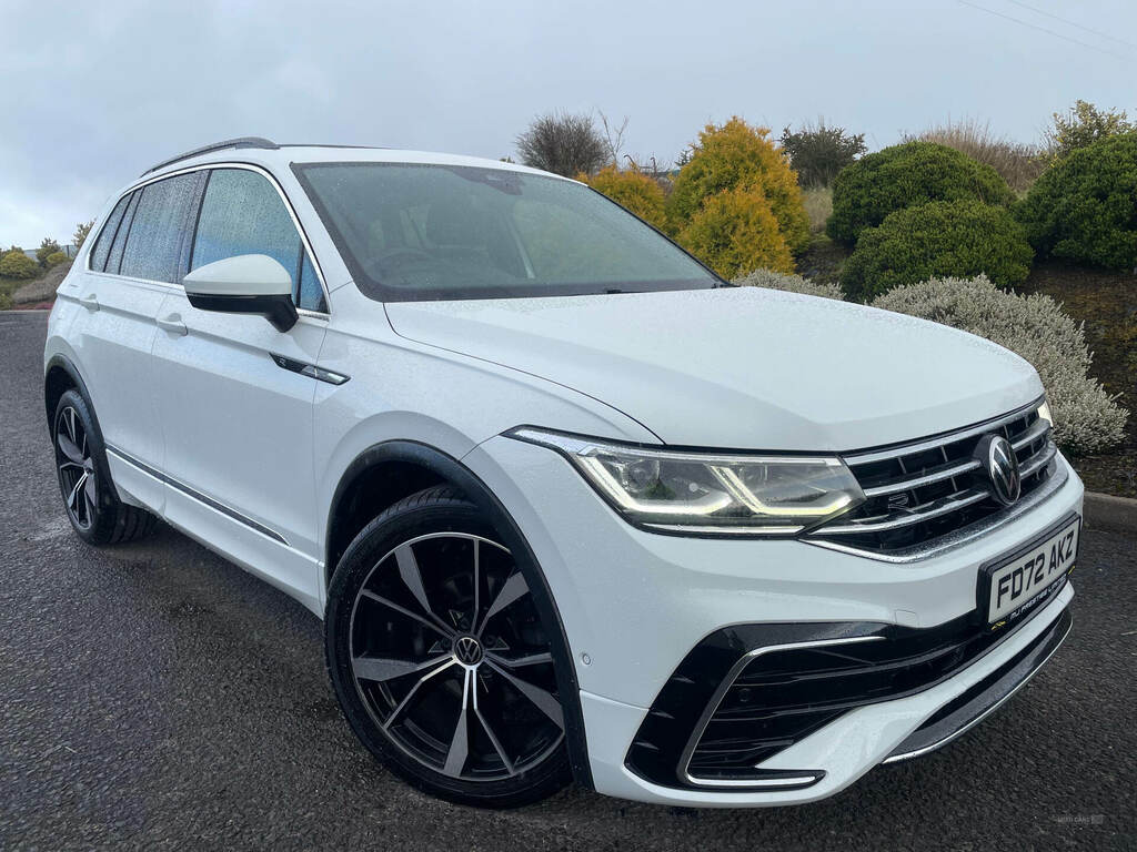 Volkswagen Tiguan 2.0 Tdi R-line Dsg FD72AKZ White #2