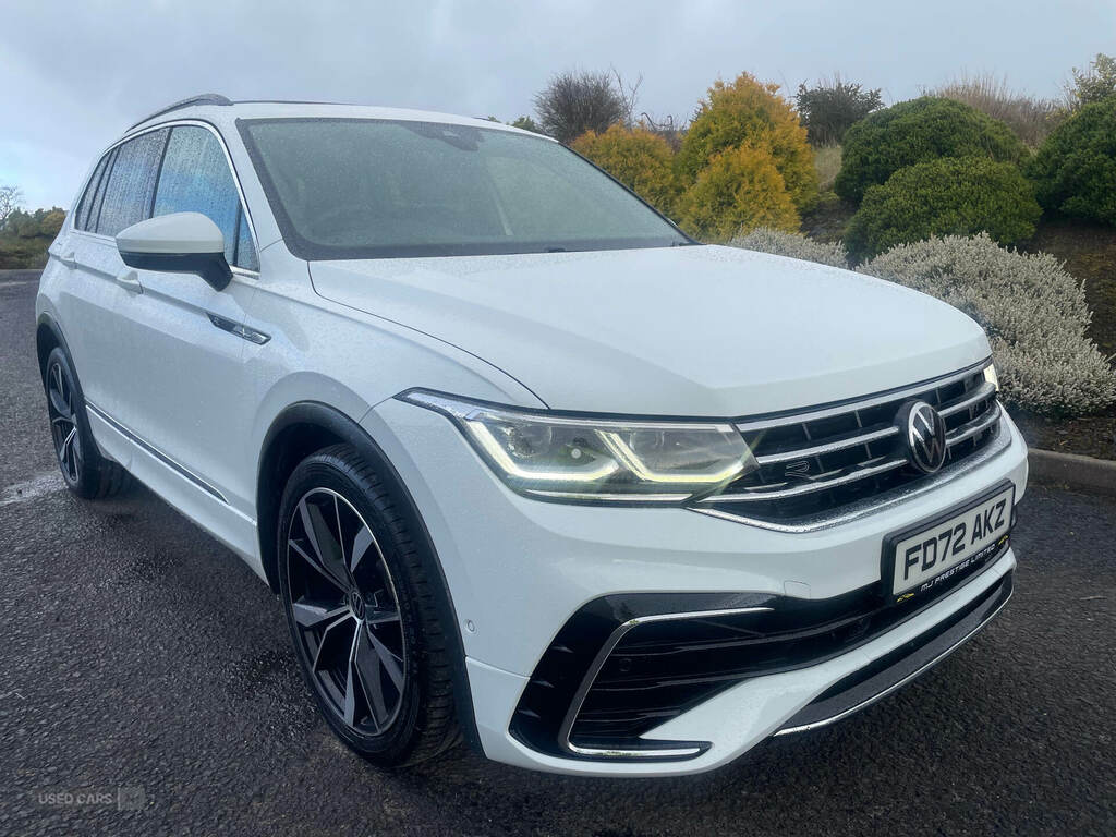 Volkswagen Tiguan 2.0 Tdi R-line Dsg FD72AKZ White #5