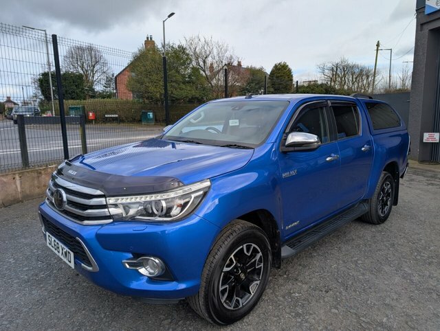 Toyota HILUX 2.4 D-4d Invincible X Pickup Double Cab SL68XMD Blue #4