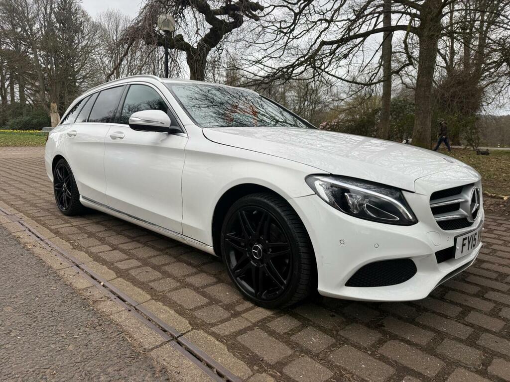 Mercedes-Benz C Class 2.1 C220 Bluetec Sport Euro 6 Ss White #2