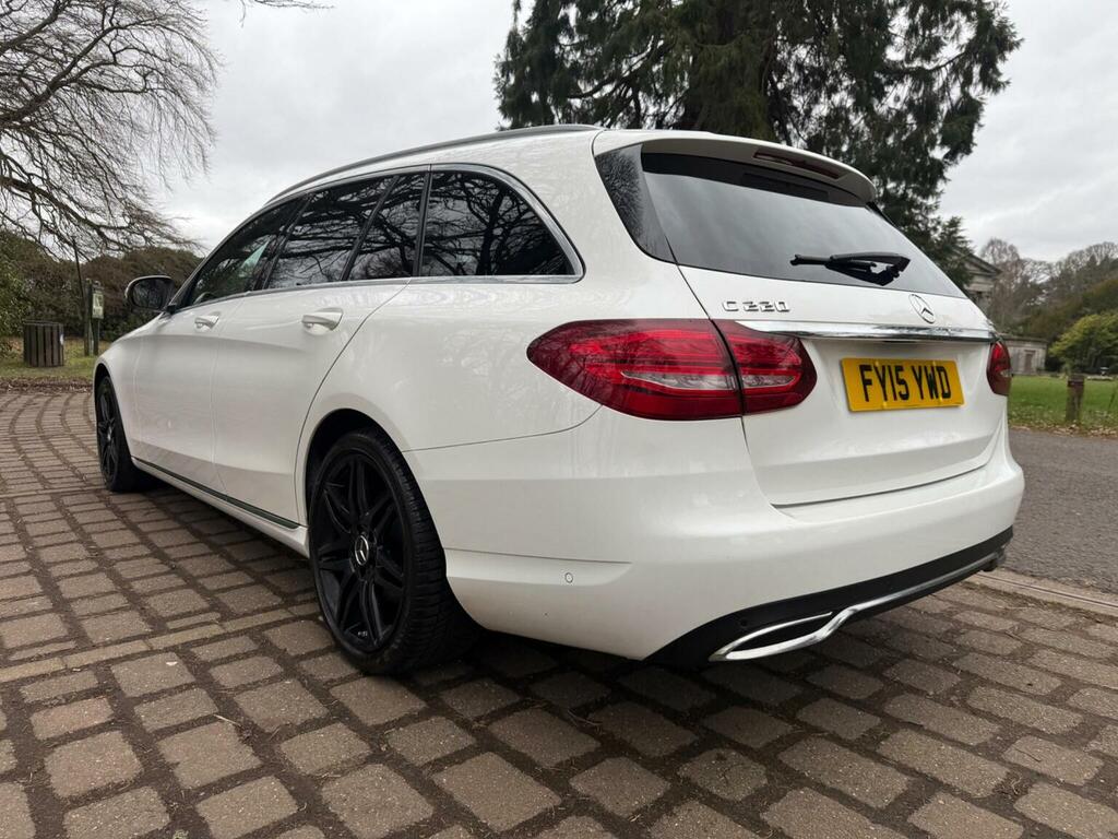 Mercedes-Benz C Class 2.1 C220 Bluetec Sport Euro 6 Ss White #5