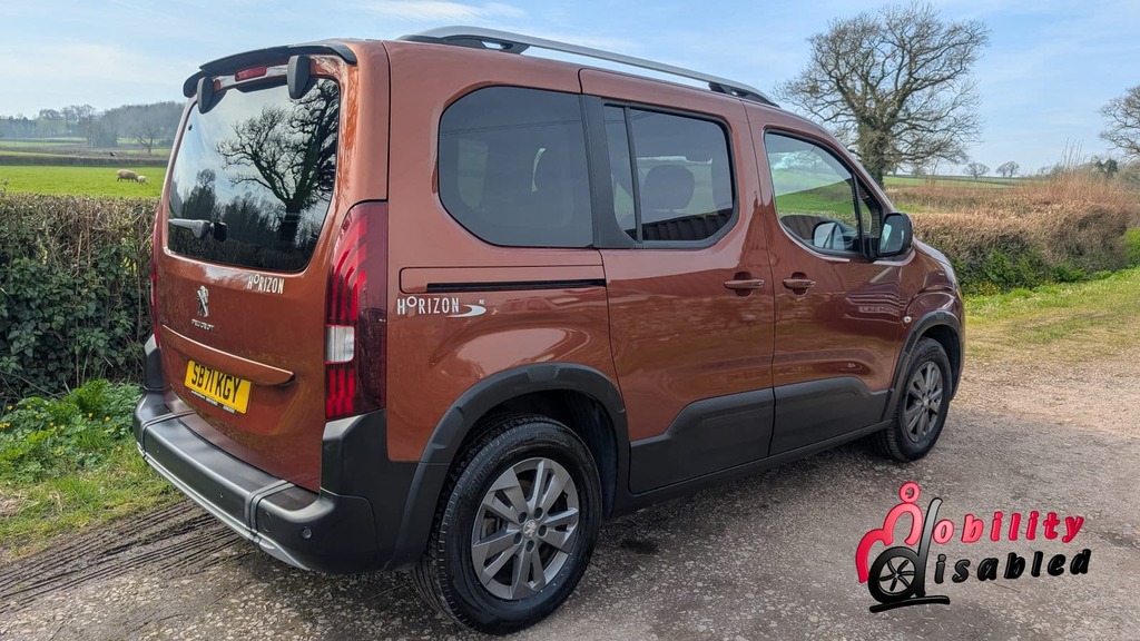 Peugeot Rifter Mpv 1.5 Hdi Wheelchair Disabled Accessible Vehicle SB71KGY Brown #6