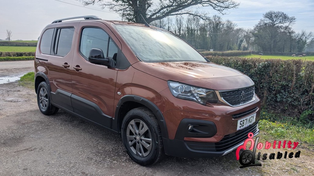 Peugeot Rifter Mpv 1.5 Hdi Wheelchair Disabled Accessible Vehicle SB71KGY Brown #3