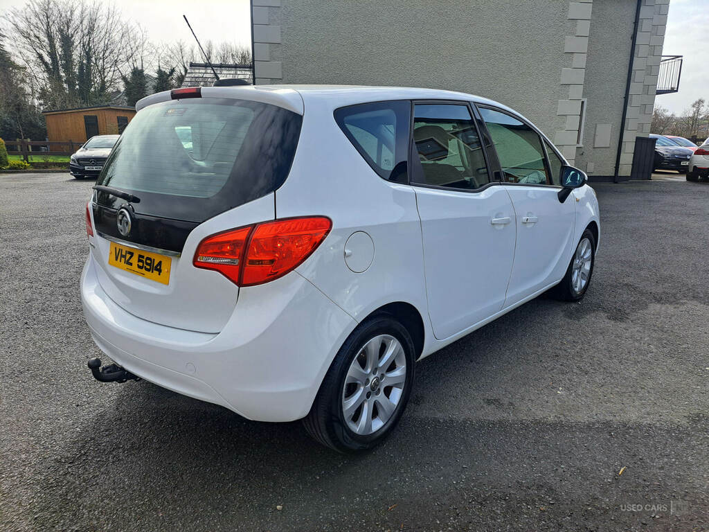 Vauxhall Meriva 1.4I 16V Life VHZ5914 White #5