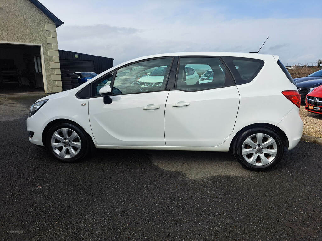 Vauxhall Meriva 1.4I 16V Life VHZ5914 White #3