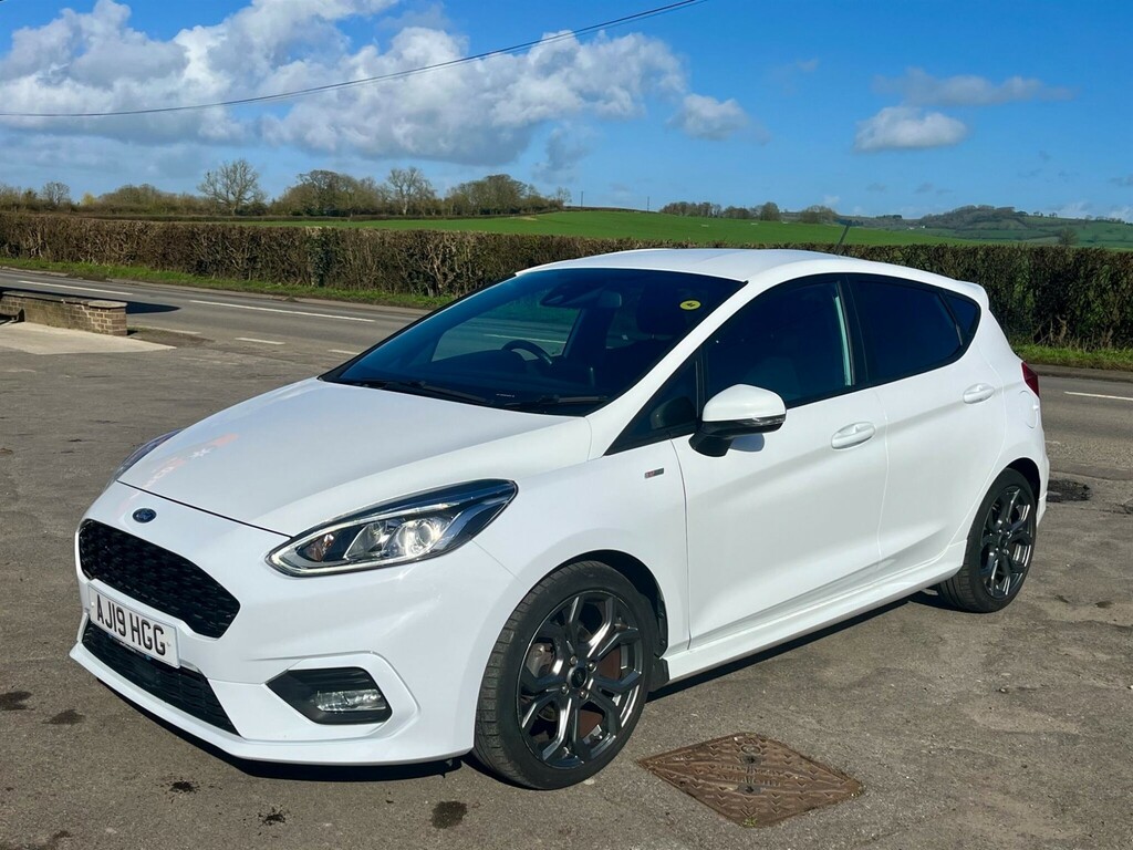 Ford Fiesta 1.0T Ecoboost St-line Euro 6 Ss White