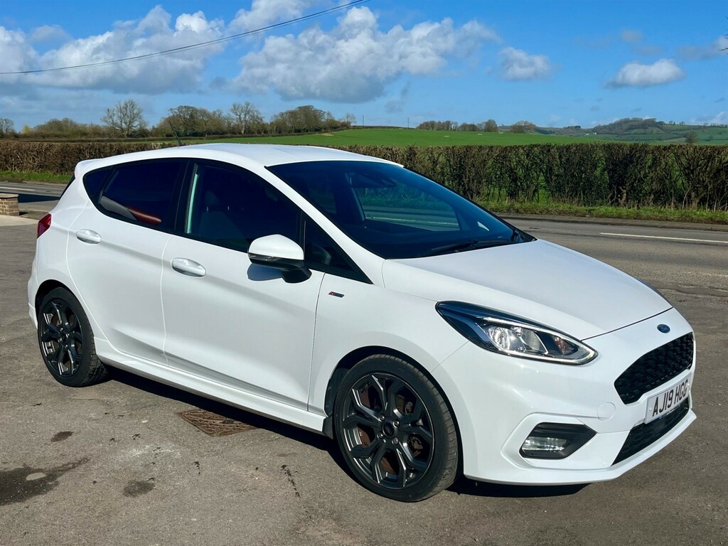 Ford Fiesta 1.0T Ecoboost St-line Euro 6 Ss White #3