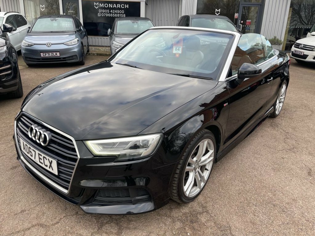Audi A3 Cabriolet 1.5L S Line Black