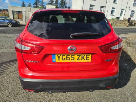 Nissan Qashqai 1.5 Dci Acenta YG65ZKE Red #4