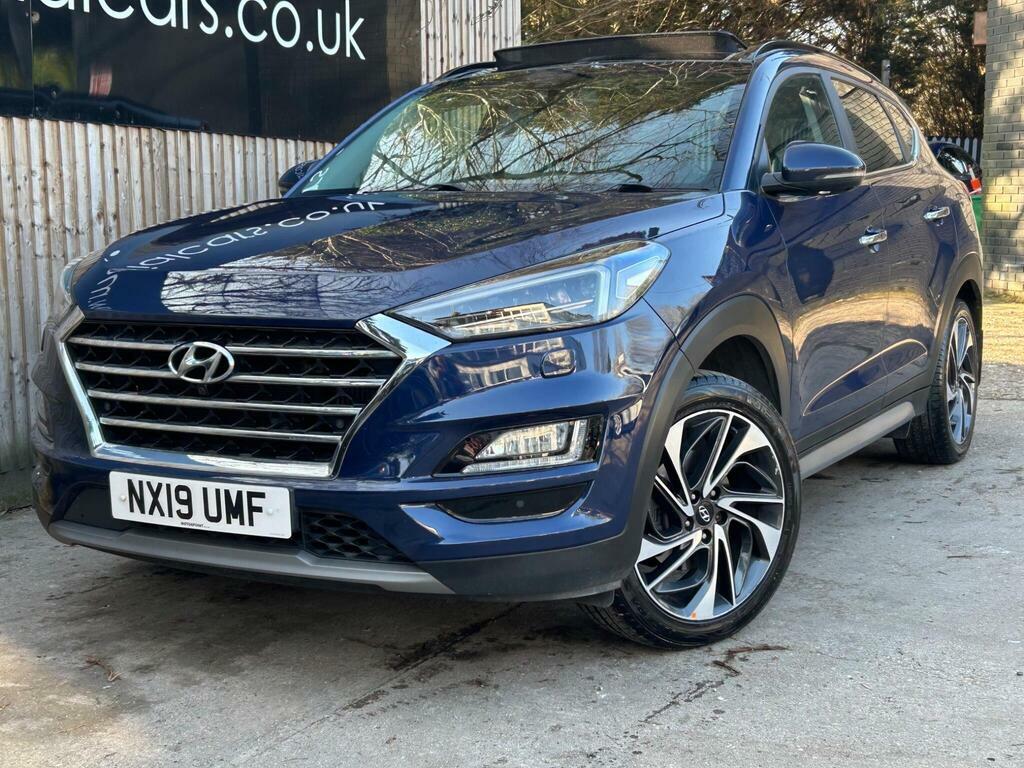 Hyundai Tucson 1.6 Crdi Premium Se Euro 6 S S NX19UMF Blue #2
