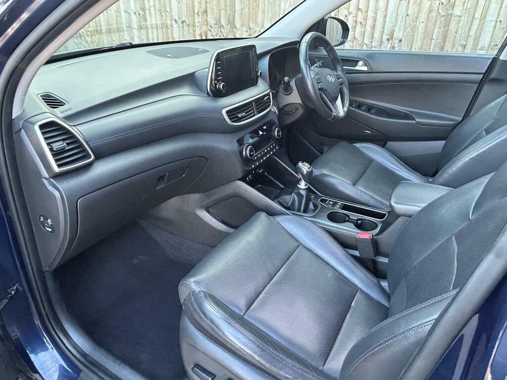 Hyundai Tucson 1.6 Crdi Premium Se Euro 6 S S NX19UMF Blue #4