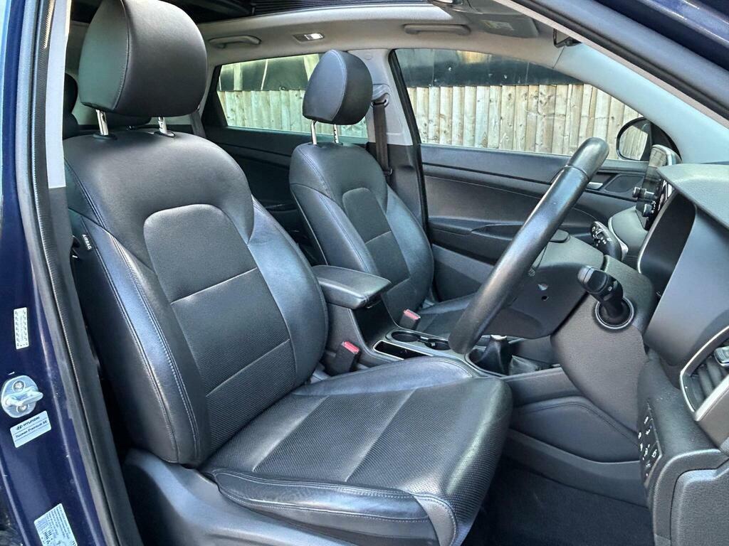 Hyundai Tucson 1.6 Crdi Premium Se Euro 6 S S NX19UMF Blue #3