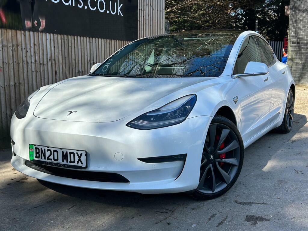 Tesla Model 3 Dual Motor Performance 4Wde White