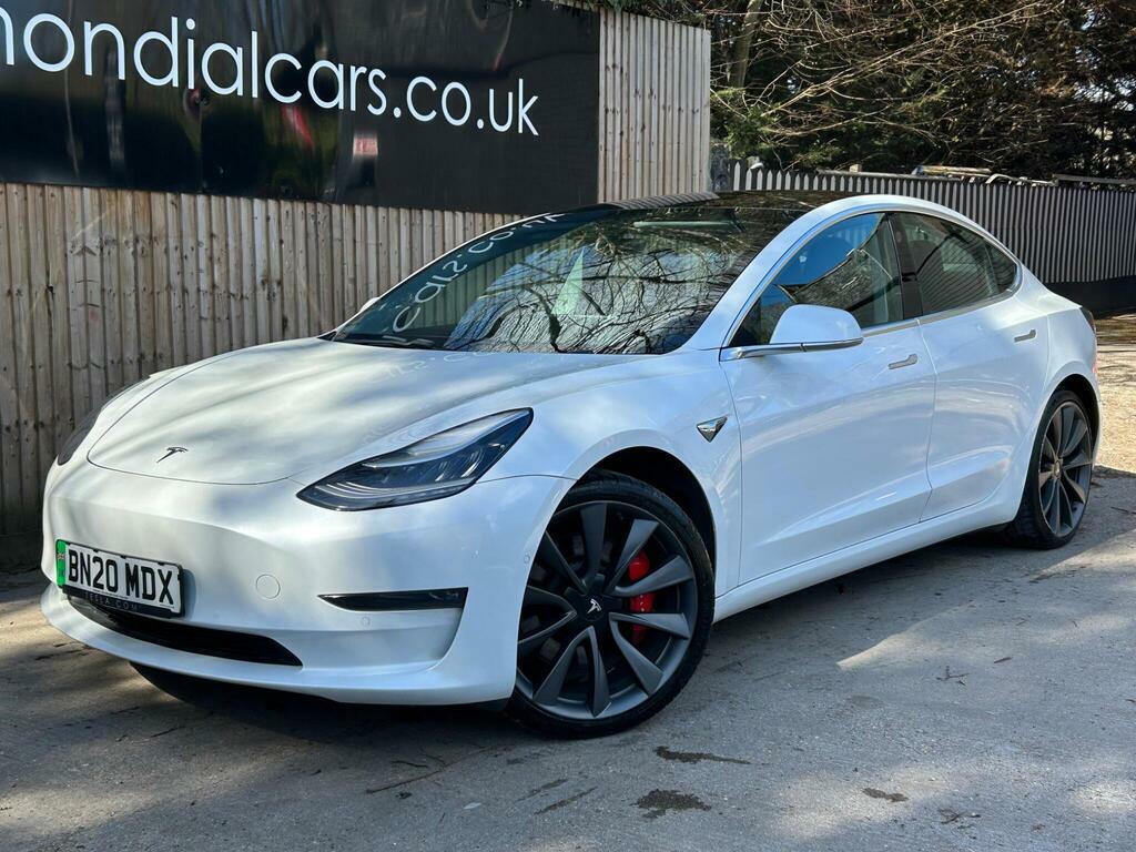 Tesla Model 3 Dual Motor Performance 4Wde BN20MDX White #2