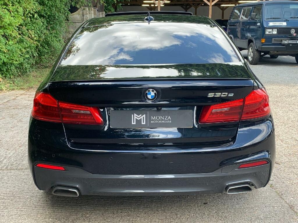 BMW 5 Series 530E 2.0 Iperformance M Sport Black #4