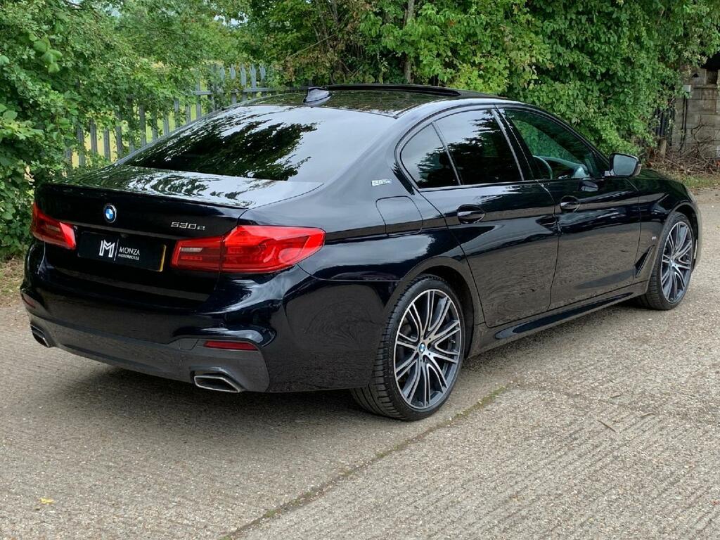 BMW 5 Series 530E 2.0 Iperformance M Sport Black #3