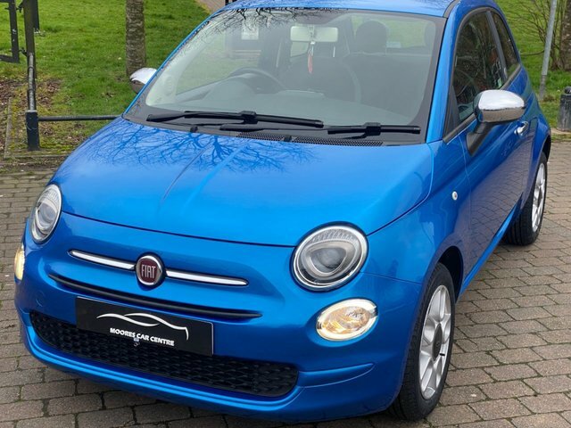 Fiat 500 1.2 Mirror Hatchback PJ67GZM Blue #2