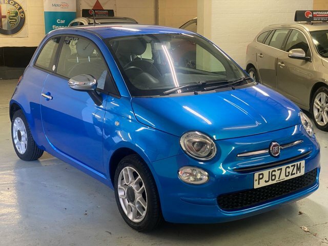 Fiat 500 1.2 Mirror Hatchback PJ67GZM Blue #4