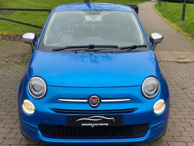 Fiat 500 1.2 Mirror Hatchback PJ67GZM Blue #3