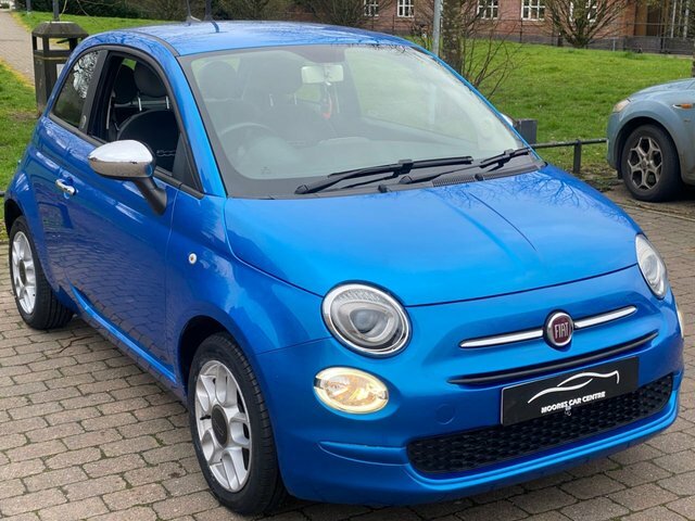 Fiat 500 1.2 Mirror Hatchback PJ67GZM Blue #5