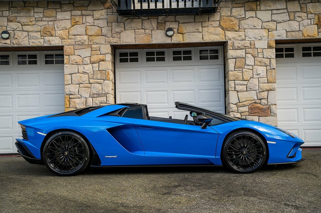 Lamborghini Aventador Lp 740-4 S Roadster SV18EBG Blue #5