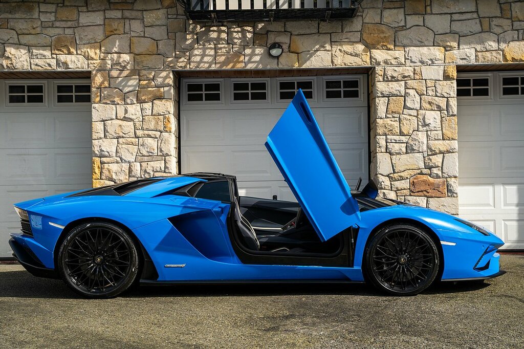 Lamborghini Aventador Lp 740-4 S Roadster SV18EBG Blue #6