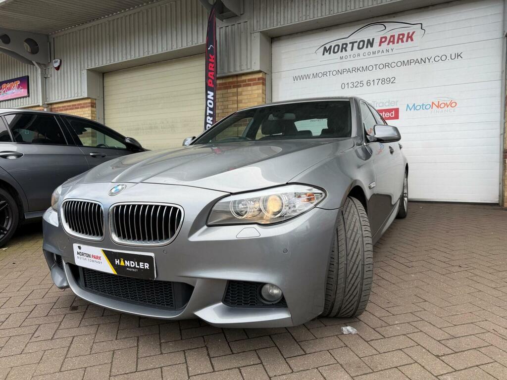 BMW 5 Series Saloon 3.0 525D M Sport Steptronic Euro 5 201 GF60CYG Grey #3