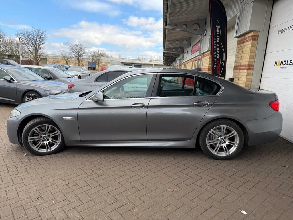BMW 5 Series Saloon 3.0 525D M Sport Steptronic Euro 5 201 GF60CYG Grey #5