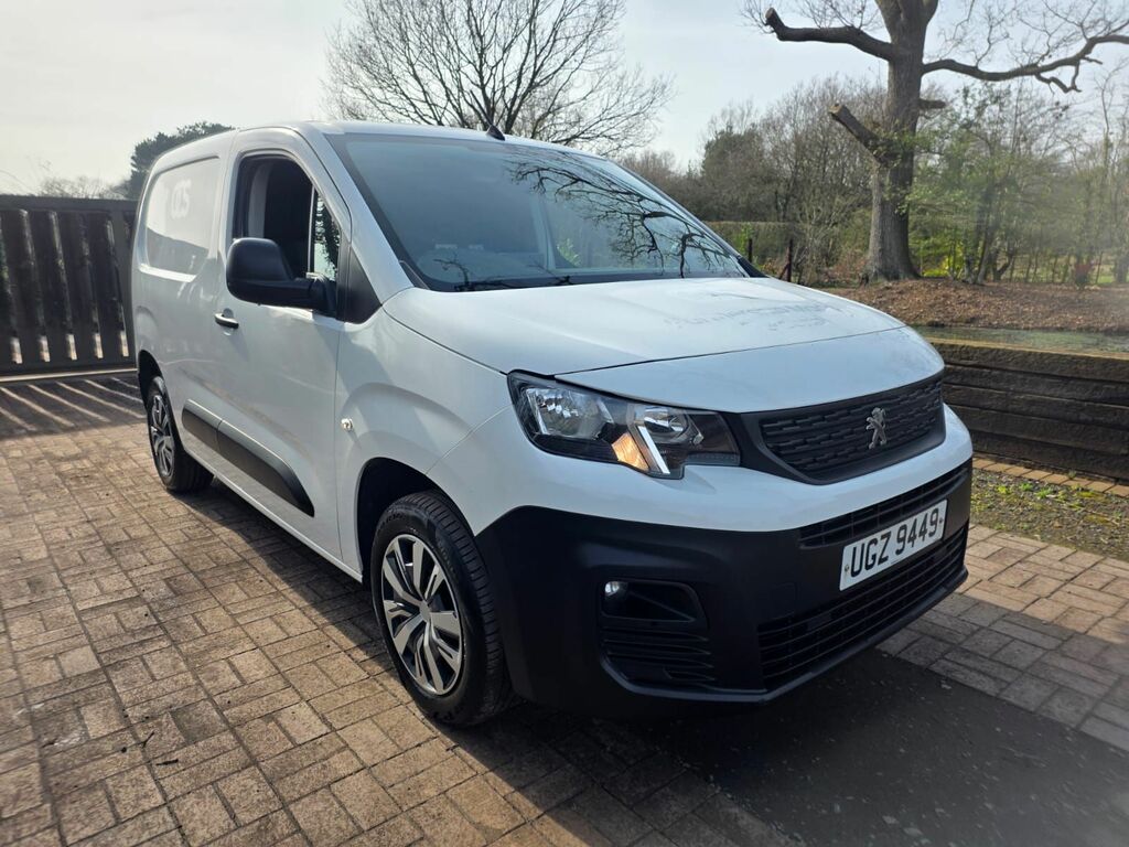 Peugeot Partner 1.5 Bluehdi 1000 Professional Premium Standard Pan UGZ9449 White #2