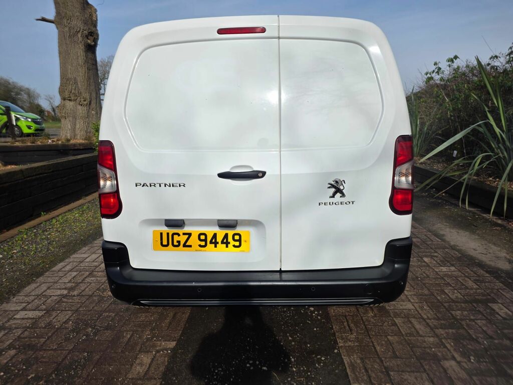 Peugeot Partner 1.5 Bluehdi 1000 Professional Premium Standard Pan UGZ9449 White #4