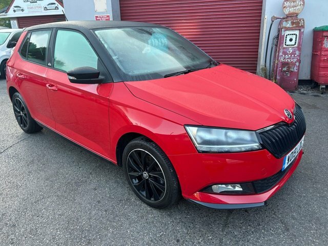 Skoda Fabia 1.0 Tsi Monte Carlo Hatchback Eu WD19LDL Red #3