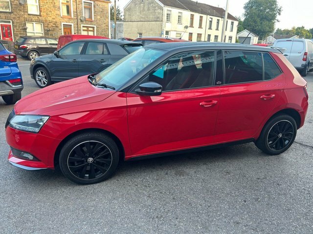 Skoda Fabia 1.0 Tsi Monte Carlo Hatchback Eu WD19LDL Red #6
