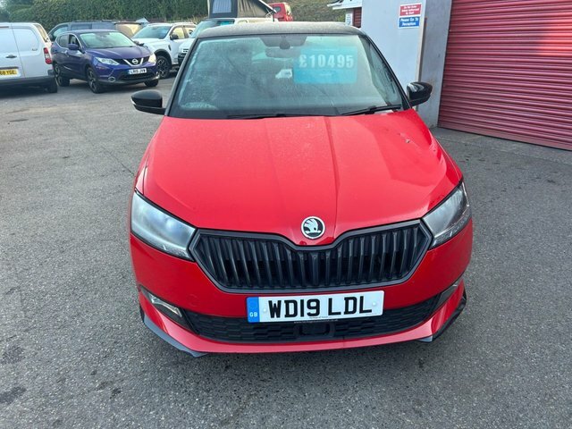 Skoda Fabia 1.0 Tsi Monte Carlo Hatchback Eu WD19LDL Red #2