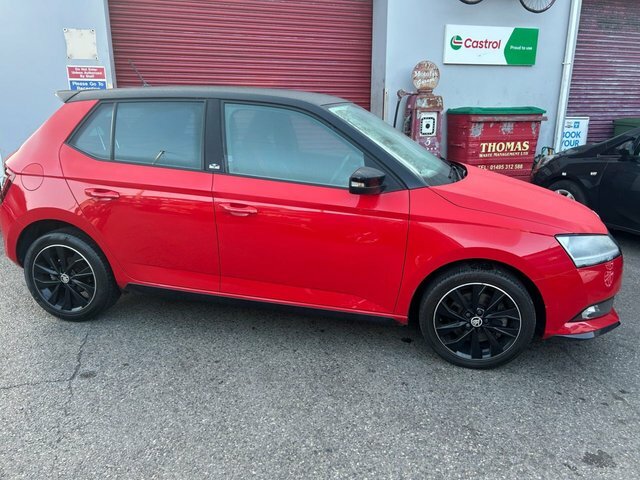 Skoda Fabia 1.0 Tsi Monte Carlo Hatchback Eu WD19LDL Red #4