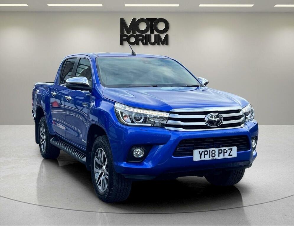 Toyota HILUX Pickup 2.4 D-4d Invincible 4Wd Euro 6 Ss T Blue #2