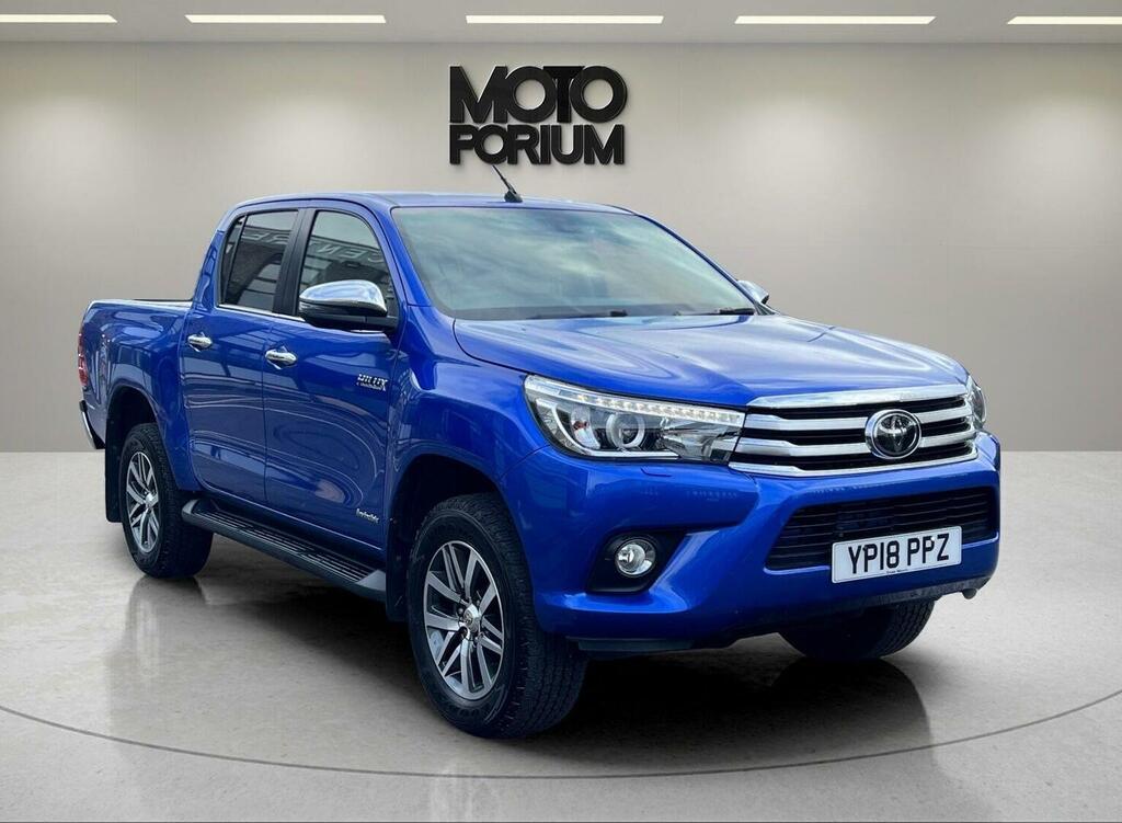 Toyota HILUX Pickup 2.4 D-4d Invincible 4Wd Euro 6 Ss T Blue #3
