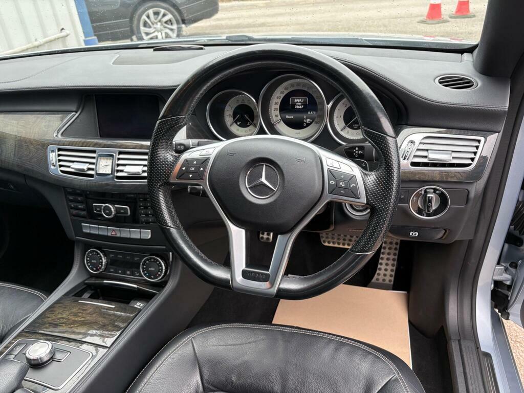 Mercedes-Benz CLS 2.1 Cls250 Cdi Amg Sport Coupe G-tronic Euro 5 S Silver #3