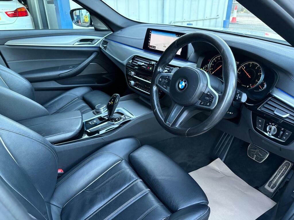 BMW 5 Series 2.0 520D M Sport Touring Euro 6 S S White #3