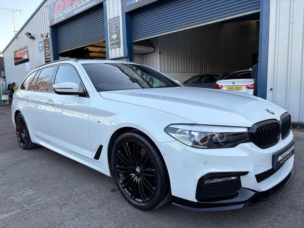 BMW 5 Series 2.0 520D M Sport Touring Euro 6 S S White