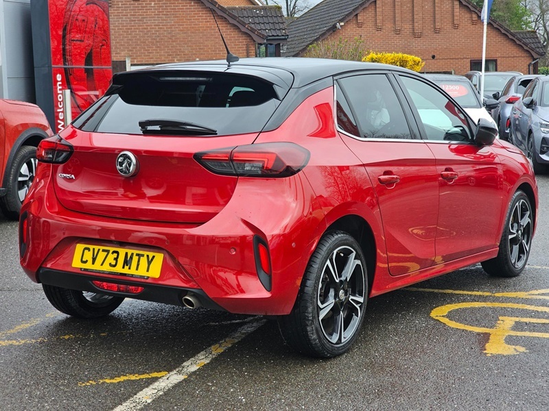 Vauxhall Corsa 1.2 Turbo Ultimate Hatchback Eur CV73MTY Red #4