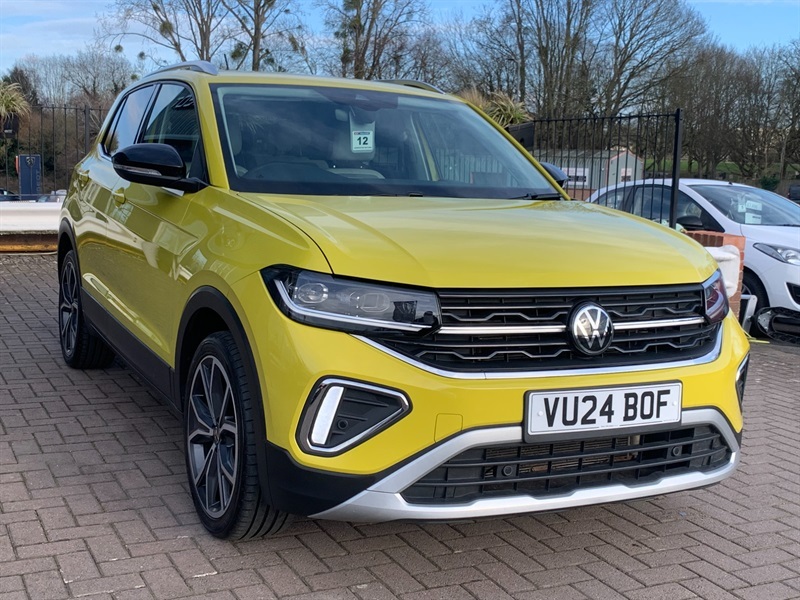 Volkswagen T-Cross 1.0 Tsi Style Suv Euro 6 Ss Yellow