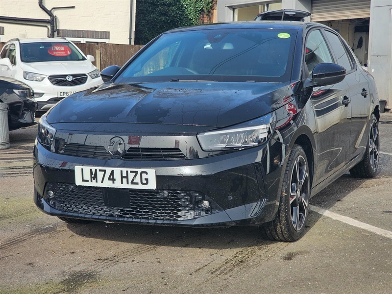 Vauxhall Corsa 1.2 Gs Hatchback Euro 6 Ss 7 LM74HZG Black #2