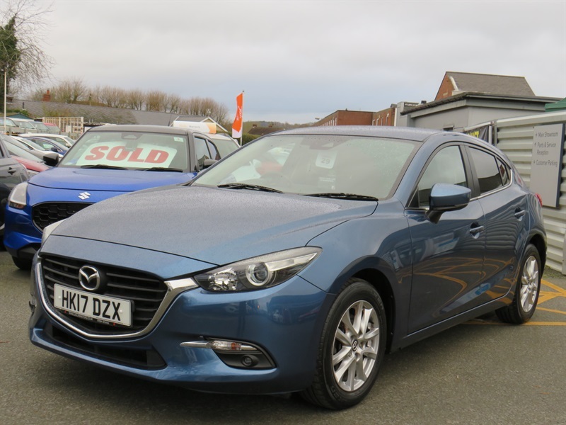 Mazda 3 2.0 Skyactiv-g Se-l Nav Hatchback HK17DZX Blue #3