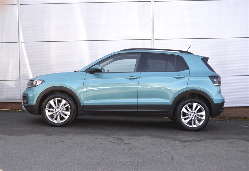 Volkswagen T-Cross 1.0 Tsi Se Suv Euro 6 Ss 115 CW19EYJ Blue #3